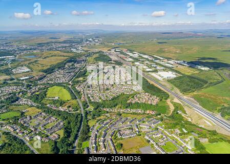 Ebbw Vale and the Heads of the Valley Road South Wales, UK Stockfoto