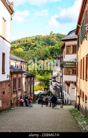 24 okt 2020: Weinheim, Baden-Württemberg, Odenwald, Deutschland. Stockfoto