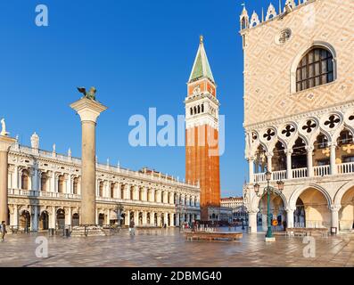 Piazza San Marco in Venedig, Italien Stockfoto