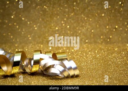 Eine Silvesterdekoration für einen festlichen Abend. Stockfoto