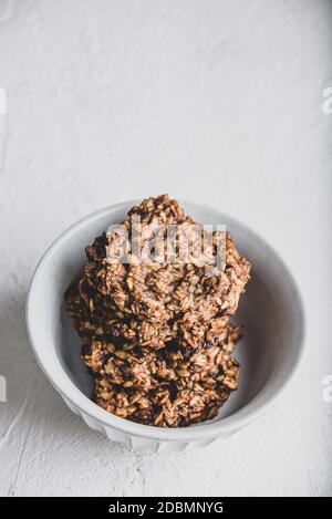 Banana Haferflocken Cookies Stockfoto