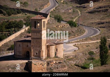 Iglesia de la Vera Cruz (Kirche von Vera Cruz), Segovia, Spanien Stockfoto