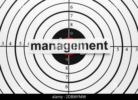 Management-Ziel Stockfoto