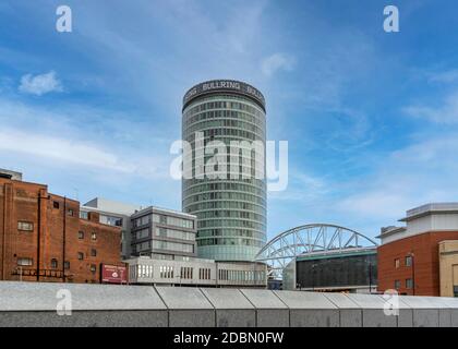 Ikonisches Rotunda-Gebäude in Birmingham, Großbritannien. Stockfoto