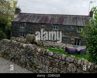 Helman Tor, Bodmin,, Lanlivery, der Saints Way führt durch das Helman Tor Nature Reserve und das prähistorische Hügelfort, Cornwall, Großbritannien, 17. November 202 Stockfoto