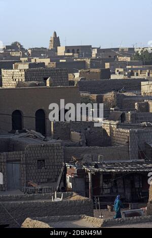 Ansicht von Timbuktu , Mali , Westafrika. Stockfoto