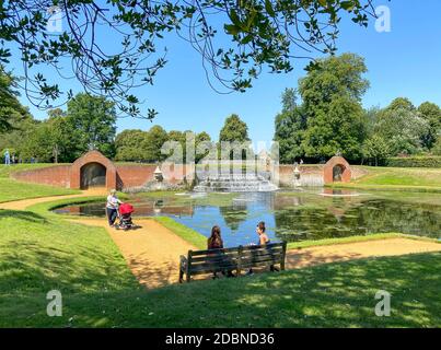 The Water Gardens, Bushy Park, Borough of Richmond upon Thames, Greater London, England, Vereinigtes Königreich Stockfoto