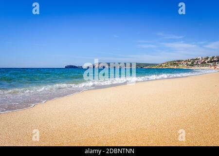 Strand Torre Dei Corsari auf Sardinien, Italien Stockfoto