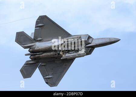 Militärjäger Jets auf einer Airshow Stockfoto