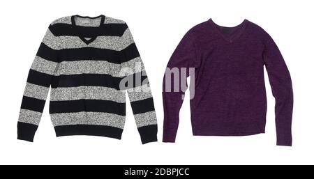 Lässige Pullover in Weiß Stockfoto
