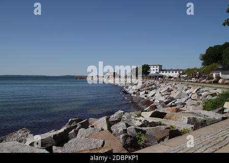 Die Promenade in Sassnitz Stockfoto