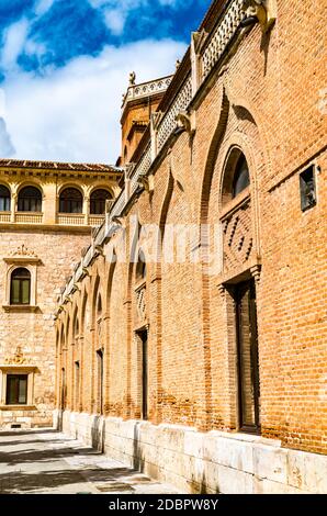 Erzbischöflicher Palast von Alcala de Henares in Spanien Stockfoto