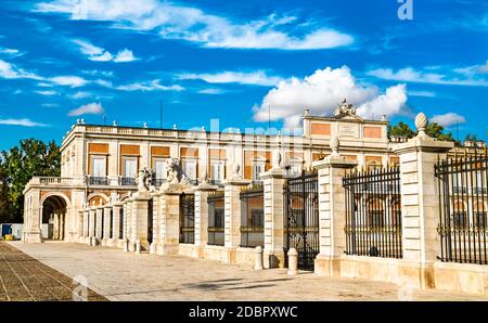 Königspalast von Aranjuez in Spanien Stockfoto