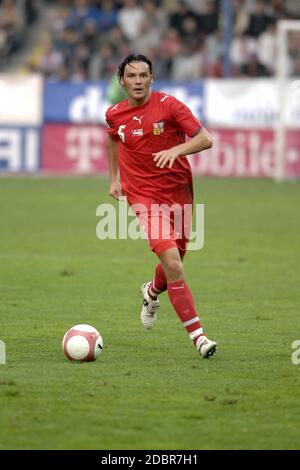 Liberec, Tschechische republik. Oktober 2006. Tschechische republik ''A'' gegen San Marino ''A'', 7:0, Gruppe D Euro 2008 Qualifikationsspiel, 7.10.2006, Liberec, CZE. Marek Jankulovski, Fußball der tschechischen ''A''-Mannschaft. Foto Slavek Ruta Kredit: Slavek Ruta/ZUMA Wire/Alamy Live News Stockfoto