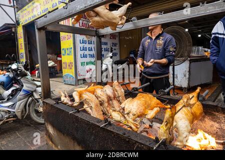 Restaurant und Street Food von Sa Pa in Vietnam Stockfoto