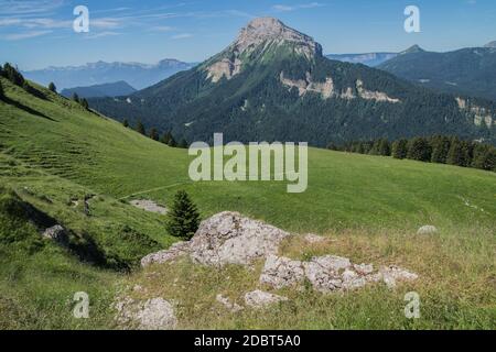 Durchgang des Pravouta, Saint-Pierre de Chartreuse, Isere, Frankreich Stockfoto