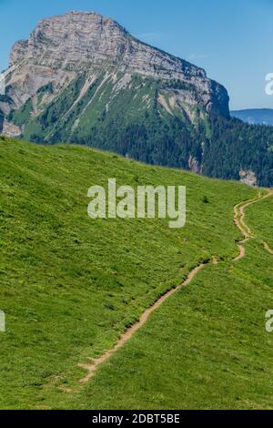 Durchgang des Pravouta, Saint-Pierre de Chartreuse, Isere, Frankreich Stockfoto