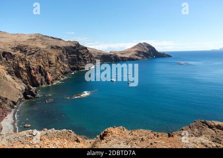 Wunderschöne Landschaft am Ponta de Sao Lourenco, im östlichen Teil von Madeira, Portugal Stockfoto