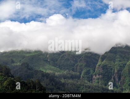 Blick auf die Nordküste rund um Sao Vincente, Madeira, Portugal, Stockfoto