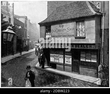 The Old Curioity Shop, London. Von Charles Dickens Stockfoto