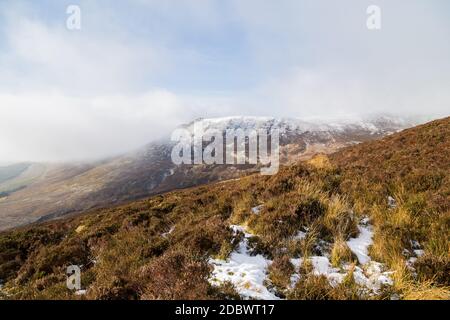 Schnee in die Brüste von Anu, Co Kerry, Irland Stockfoto