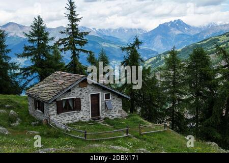 Chantelle, Parc du grand Paradis, Val d'aoste, Italien Stockfoto