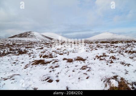 Schnee in die Brüste von Anu, Co Kerry, Irland Stockfoto