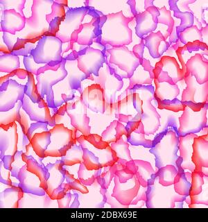 Helle Farbe Aquarell Hintergrund - violett und rot Stockfoto