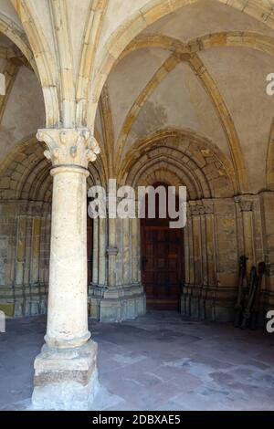 Hauptportal des Herforder Münster - evangelisch-lutherische Pfarrkirche, Herford, Nordrhein-Westfalen, Deutschland Stockfoto