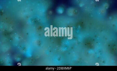 Bakteriologisches Wasser gesehen ein Mikroskop Illustration rendern Stockfoto