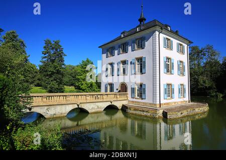 Trappensee ist eine Sehenswürdigkeit der Stadt Heilbronn Stockfoto