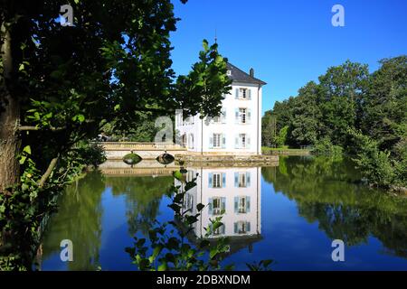 Trappensee ist eine Sehenswürdigkeit der Stadt Heilbronn Stockfoto