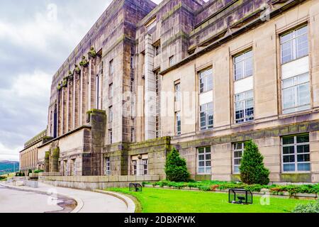 Edinburgh Schottland 5. Aug 2020 Außenansicht des St. Andrew's House Heimstadion der schottischen Regierung von 1939 bis 2004 Stockfoto