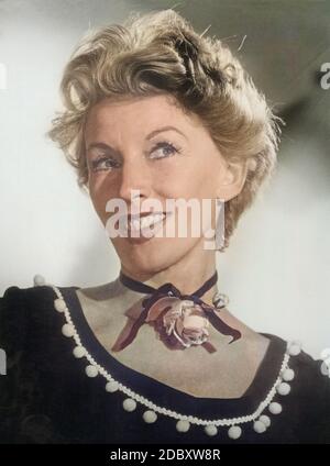 Lale Andersen, deutsche Sängerin, Deutschland, 1950er Jahre. Deutsche Sängerin Lale Andersen, Deutschland 1950. Stockfoto