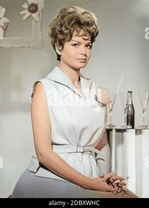 Eva Bartok, ungarisch britische Fictitious character, Deutschland frühe 1960er Jahre. Ungarische britische Schauspielerin Eva Bartok, Deutschland Anfang der 60er Jahre. Stockfoto