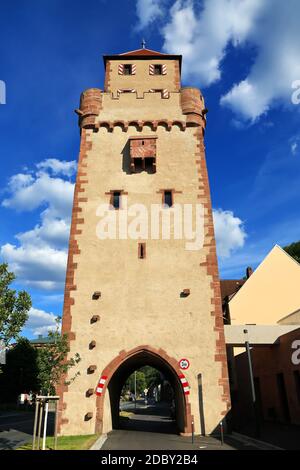 Miltenberg ist eine Stadt am Main mit vielen Sehenswürdigkeiten Stockfoto