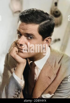 Walter Giller, deutscher Wittlich, Deutschland 1956. Deutsche Schauspieler Walter Giller, Deutschland 1956. Stockfoto
