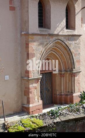 Gotische Stadtkirche in Schlitz Hessen Stockfoto