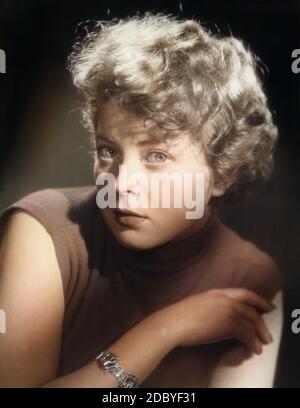 Brigitte Rau, die deutsche Plant, Deutschland um 1953. Deutsche Schauspielerin Brigitte Rau, Deutschland um 1953. Stockfoto