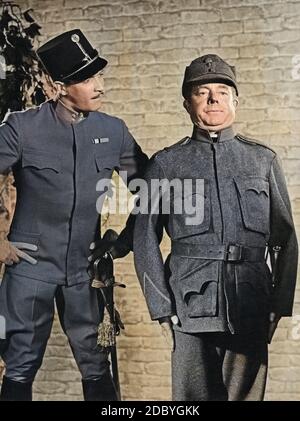 Heinz Rühmann, deutscher Wis, im Spielfilm 'Der brave Soldat Schwejk', Deutschland 1960. Deutsche Schauspieler Heinz Ruehmann in dem Film 'Der brave Soldat Schwejk', Deutschland 1960. Stockfoto