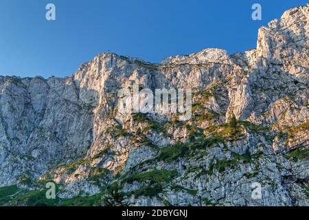 Geographie / Reisen, Deutschland, Bayern, Benediktbeuern, Nordwand die Benediktenwand, Benediktbeuern, Additional-Rights-Clearance-Info-Not-available Stockfoto