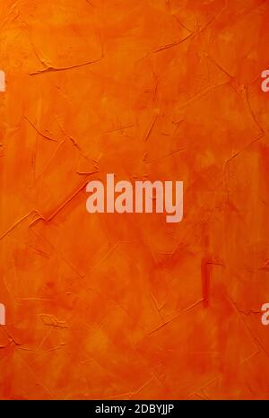 Orange bemalte abstrakte Textur Hintergrund Stockfoto