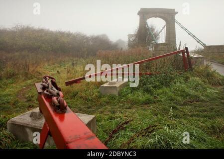 Horkstow Bridge über den Fluss Ancholme, North Lincolnshire. Stockfoto