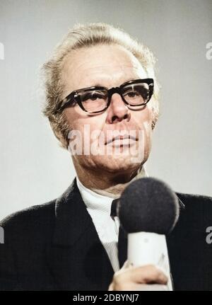 Jürgen Wiesner, deutscher Altphilologe, Deutschland um 1979. Deutscher klassischer Philologe Jürgen Wiesner, Deutschland Ca. 1979. Stockfoto