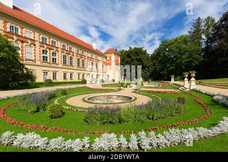 Lancut, Polen - 26. August 2020: Barockschloss Lancut aus dem 16. Jahrhundert, ehemalige Residenz des polnischen Magnaten Stockfoto