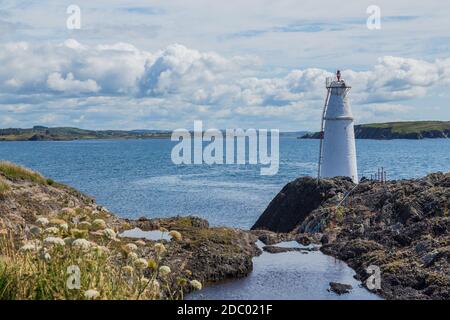 Kupfer Point Lighthouse, Long Island, County Cork. West Cork, Irland Stockfoto