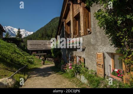 Trelechamp in chamonix in Haute savoie, frankreich Stockfoto