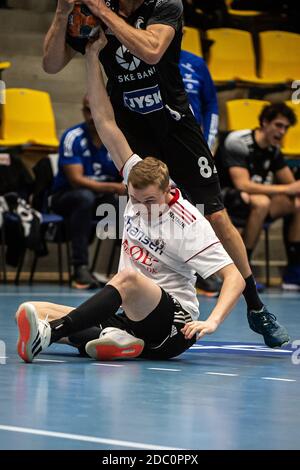 Silkeborg, Dänemark. November 2020. Rune Andersen (18) von Fredericia Handball gesehen im Danish Men's Handball League Spiel zwischen Bjerringbro-Silkeborg und Fredericia Handball in der JYSK Arena in Silkeborg. (Foto Kredit: Gonzales Foto/Alamy Live News Stockfoto