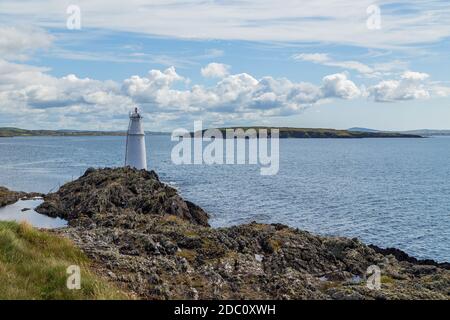 Kupfer Point Lighthouse, Long Island, County Cork. West Cork, Irland Stockfoto