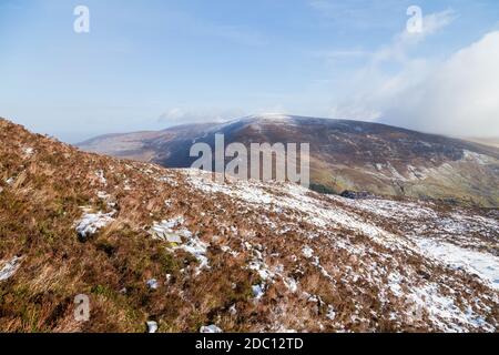 Schnee in die Brüste von Anu, Co Kerry, Irland Stockfoto